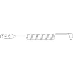 Adaptateur USB/connecteur Apple lightning coudé