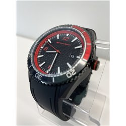 Montre Audi Sport noire et rouge