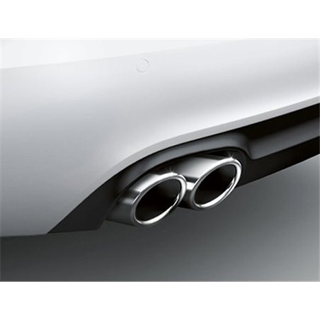 Embout Silencieux échappement Voiture Embout D'échappement Universel Keenso Pour Moto - Acier Inoxydable 51mm - Réducteur De Bruit DB Killer - 4 Pouces Embout Echappement Voiture