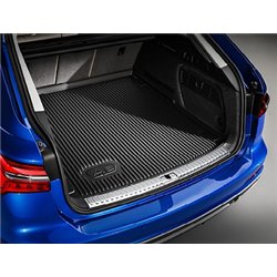 Tapis De Coffre 3D Sur Mesure Pour Audi A6 Break/Avant 2011-2018 - Caoutchouc TPE Bords Hauts 5cm - Protection Anti-dérapante