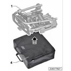 Porte-vélos pliable attelage (2 vélos)