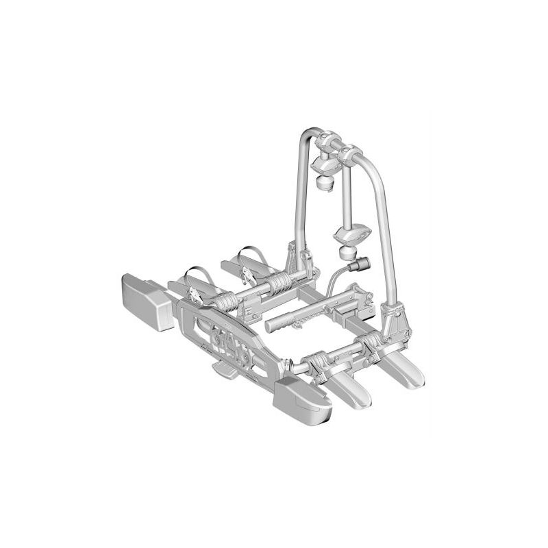 Porte-vélos Rockland Pliable 4 Vélos - Attelage Remorque - Capacité 200 Lbs - Noir - Neuf