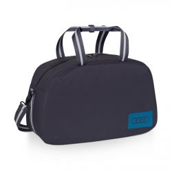 Sac de voyage gris et bleu