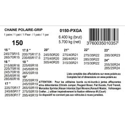CHAINE POLAIRE STEEL GRIP 150