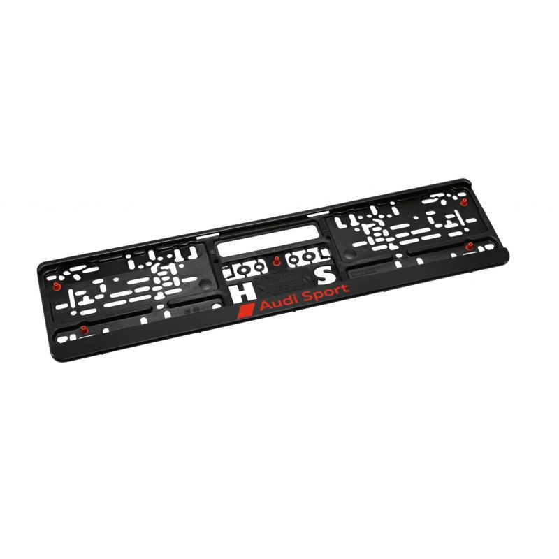 Support de plaque d'immatriculation Audi Sport