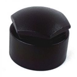 jeu de 5 capuchons noirs d'écrous de roue 6 pans
