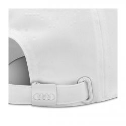 Casquette Audi blanche anneaux 3D