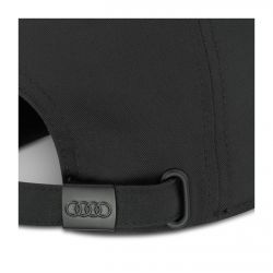 Casquette Audi noire anneaux 3D