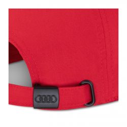 Casquette Audi rouge anneaux 3D