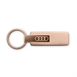 Porte-clés acier Audi rose