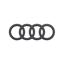 anneaux AUDI noirs anthracite pour calandre 