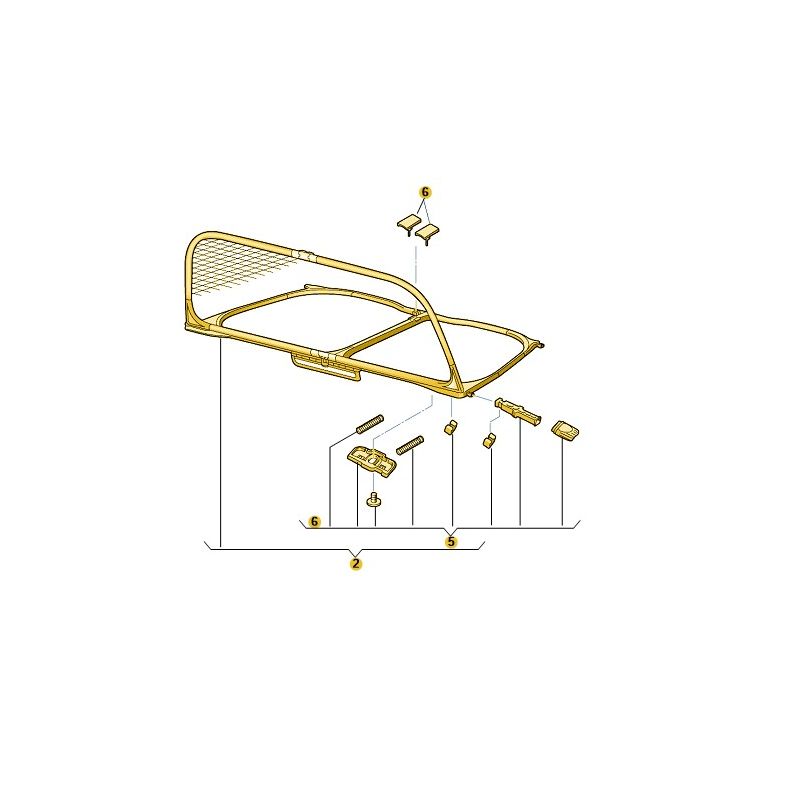 Filet anti remous A3 Cabriolet à partir de 2015