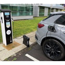 Enrouleur + Cable de charge pour station publique type 2, 6M, 22kW