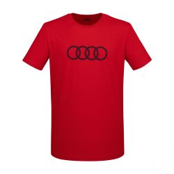 T-SHIRT AUDI rouge