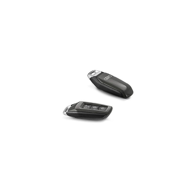 Couvre clé gris perle avec anneaux Audi A5, A6, Q4, Q5, Q6, Q7, de 2026 à ...