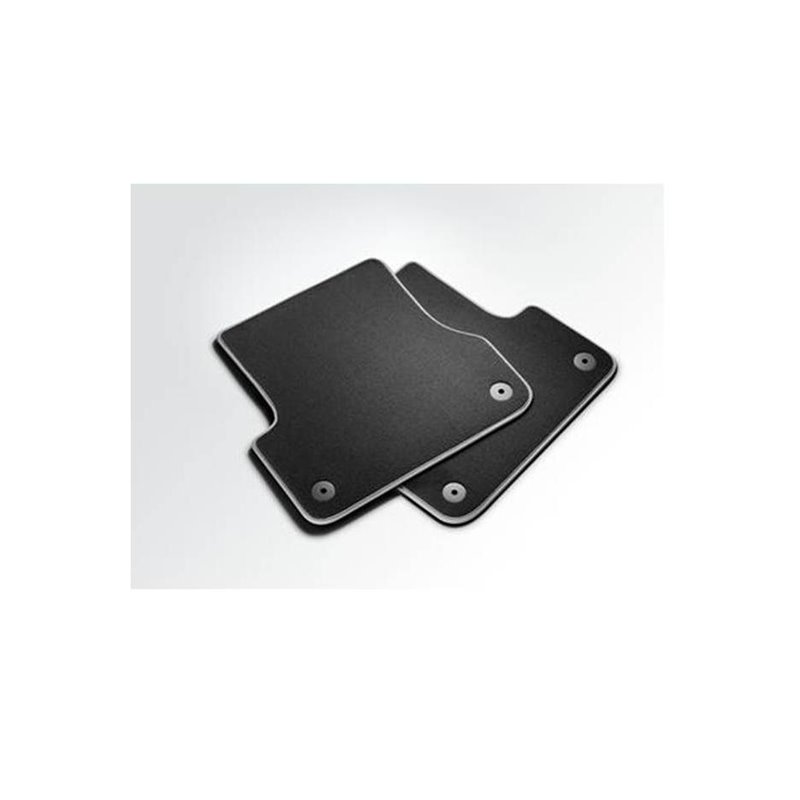 Jeu de tapis textile noir et gris arrière A5 coupé et cabriolet de 2008 à 2017 Jeu de tapis textile noir et gris arrière A5 coupé et cabriolet de 2008 à 2017