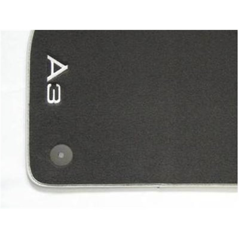 Jeu de tapis textile noir et gris, A3 cabriolet de 2015 à 2020 Jeu de tapis textile noir et gris, A3 cabriolet de 2015 à 2020