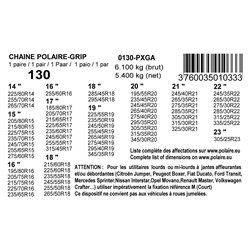 CHAINE POLAIRE GRIP 130