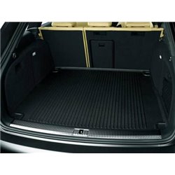  Tapis De Sol De Voiture PersonnaliséS en Cuir pour Audi New A4  B9 Touring Edition 2017-2023, Tout Temps Tapis De Sol AntidéRapants  ImperméAbles en Cuir Tout Protection,C/BlackRed