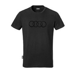 T-SHIRT AUDI NOIR