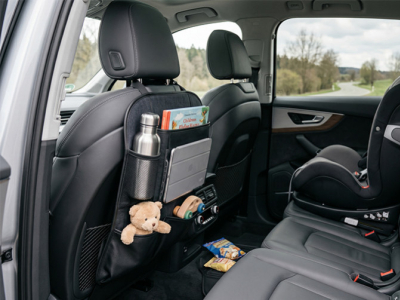 Guide des accessoires de voyage pour enfants : Organiser l'arrière de votre Audi